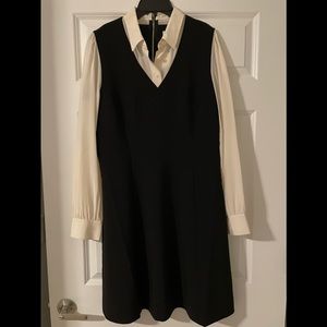 NWT KATE SPADE Bow tie Crepe A-line Dress